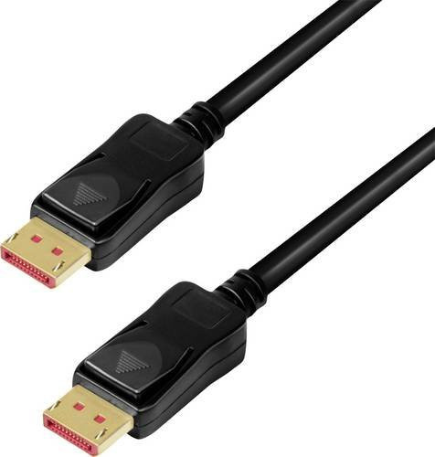 LogiLink DisplayPort AV Anschlusskabel Schwarz, Länge: 10 m - Bild 1