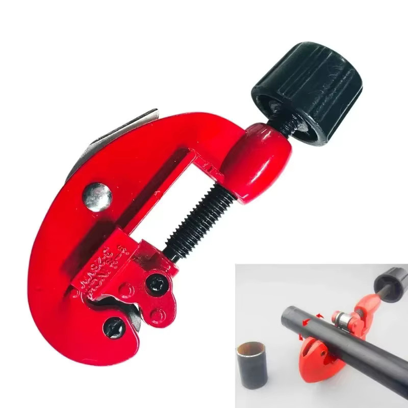 Rohrschneider aus Zinklegierung und gehärtetem Stahl in Rot für Kupferrohre 3-16 mm, 3-22 mm und 3-28 mm - Bild 5
