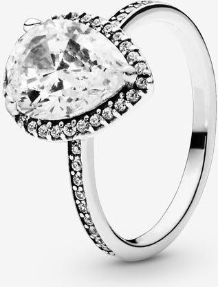 Wucifang Jewelry Ring, 925 Silber, Roségold, Kristall, Damen - Bild 1