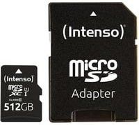Intenso microSDXC Performance Speicherkarte UHS-I, 512 GB, Schwarz - Bild 2