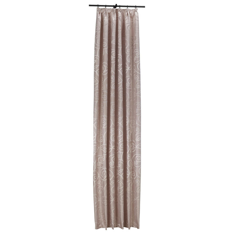 Dekovorhang Triest silver edition in Rosé, halbtransparent, Breite: 140 cm, Höhe: 245 cm - Bild 2