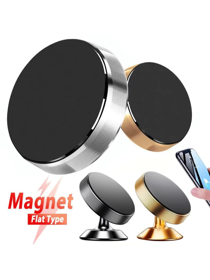 Congdi Magnetische Handyhalterung in Gold für das Auto oder die Wand zur universellen Befestigung von Smartphones wie iPhone, Xiaomi oder Huawei - Bild 6