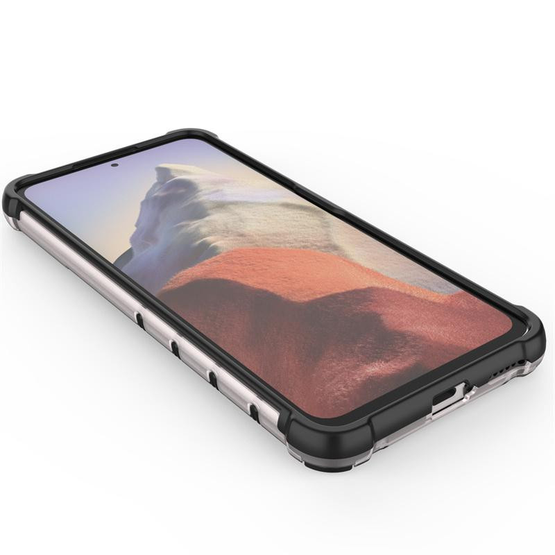 Stoßfeste Rüstungs-Hülle für Xiaomi Poco X4 Pro 5G, Transparent - Bild 2