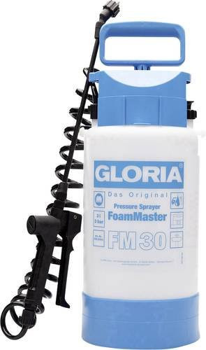 Gloria FoamMaster FM 30 Drucksprüher mit 3l Fassungsvermögen in Weiß und Transparent - Bild 1