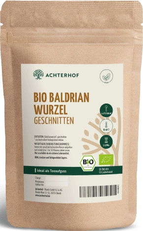 Achterhof Baldrianwurzel getrocknet und geschnitten Bio 250 g - Bild 1