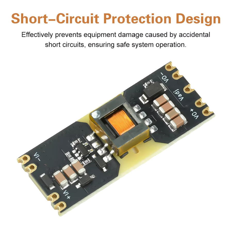 Aideepen JW3510 Isoliertes Stromversorgungsmodul DC-DC-Wandler Buck-Boost-Modul 3–42 V auf 5/12 V für LDO DIY in Multicolour - Bild 3