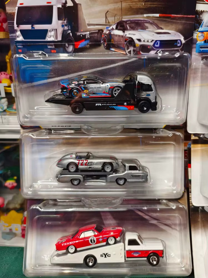 Hot Wheels Premium Car Culture Team Transport Ford Benz Honda Civic Type R, Automodell-Kollektion - Bild 2