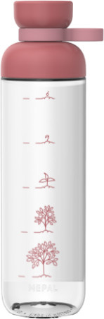Mepal Vita Trinkflasche mit Growing Plant Motiv, transparent, 900 ml - Bild 1
