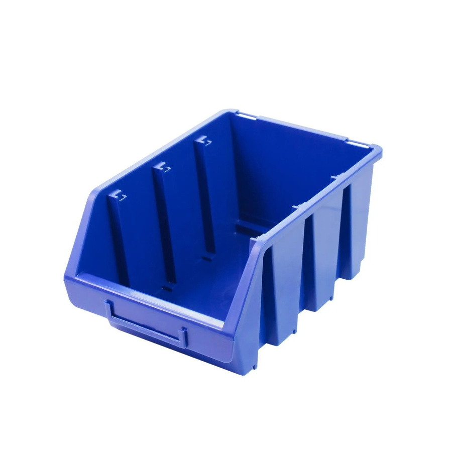 PROREGAL Sichtlagerbox aus Polypropylen in Blau, H x B x T: 24,0 x 12,6 x 17,0 cm - Bild 2