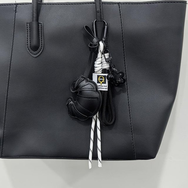 Rd lala Taschenanhänger, PU-Leder, schwarz, Unisex - Bild 1