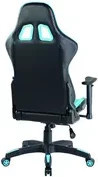 rocada Gaming-Stuhl Professional in Schwarz-Blau mit Kopfstütze und Armlehnen - Bild 1