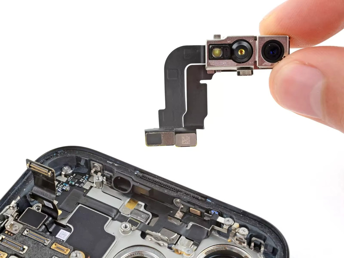 Sinbeda Frontkamera-Flexkabel für iPhone 16, 16 Plus, 16 Pro und 16 Pro Max als Ersatzteil für Näherungssensor und Lichtsensor - Bild 1
