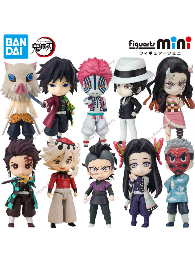 BANDAI Demon Slayer Figuarts Mini Actionfiguren, Kunststoff, Bunt / Mehrfarbig - Bild 3