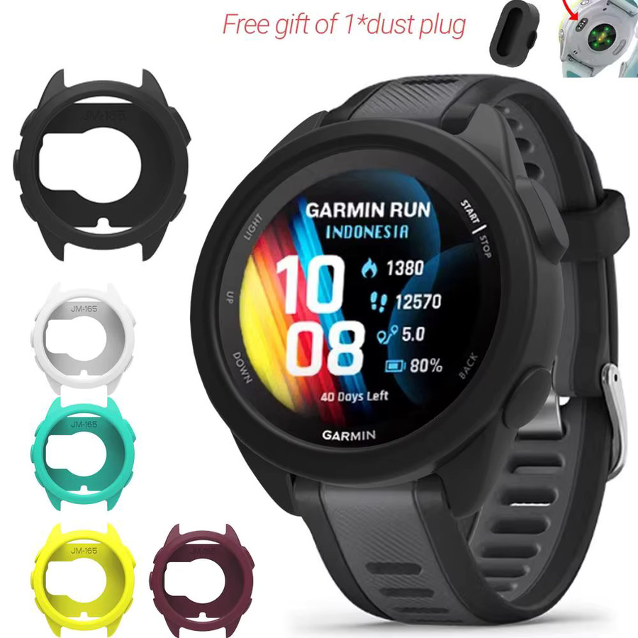 Garmin Uhrengehäuse Silikon, Schutzhülle, Displayschutzfolie, Unisex - Bild 1