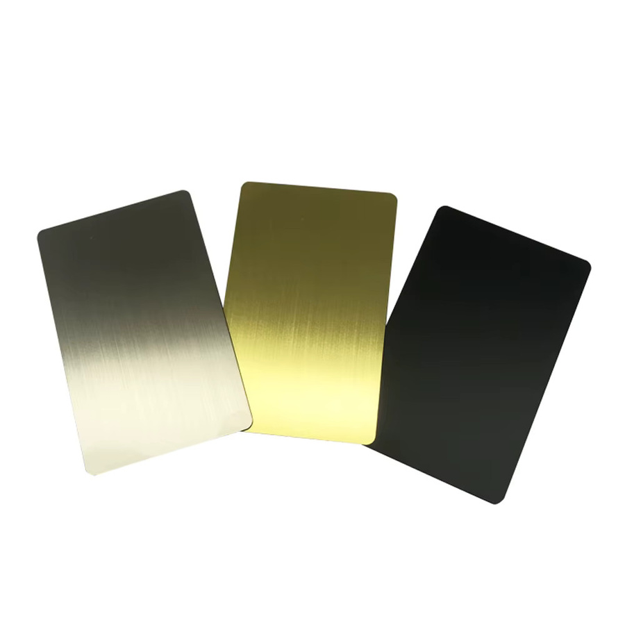 5er-Pack SOLDIERFID NFC Hybrid-Visitenkarten aus Metall und PVC in Schwarz mit 13,56 MHz, 215 Chip und 504-Byte-Speicher für anpassbare Lasergravur - Bild 2