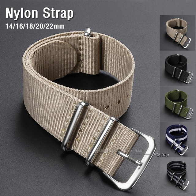 HQstrap Uhrenarmband Nylon, Klassisch, Unisex - Bild 1