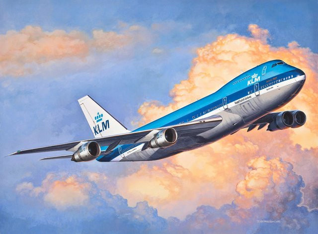 Revell Boeing 747-200, Modell, 1:450, ab 10 Jahren - Bild 1