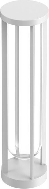 Flos In Vitro Bollard Pollerleuchte aus Aluminium und Glas in Weiß mit dimmbarer LED - Bild 1