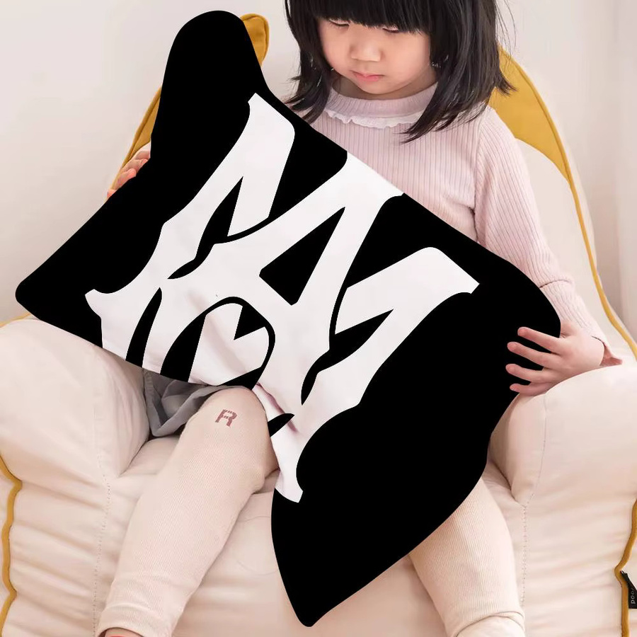 A-Amiri Schnelltrocknende Kissenauflage aus Polyester in Schwarz, Rechteckig - Bild 2