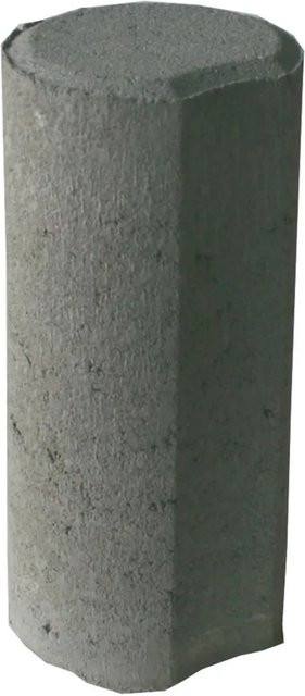 Palisade Rund Mini Grau gekehlt B/T/H: 25 x 11 x 11 cm - Bild 1