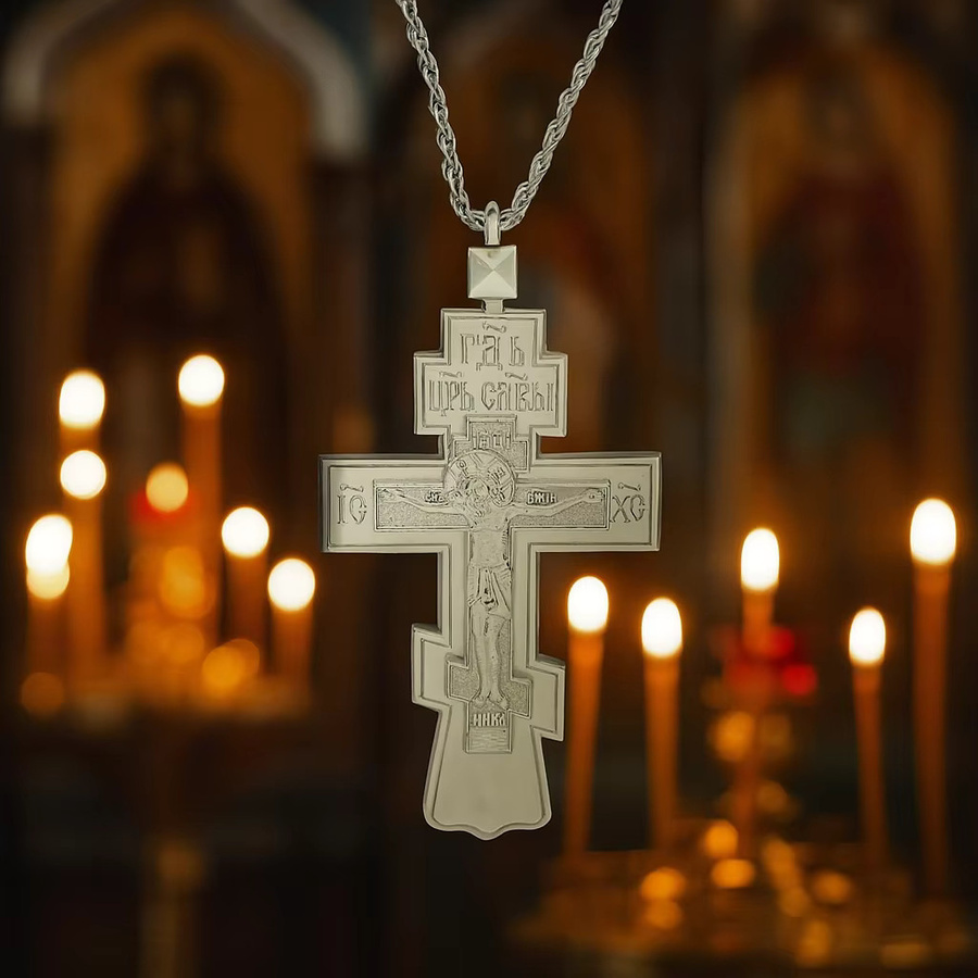 Anhänger Kreuz, Legierung, Gold, Unisex - Bild 1