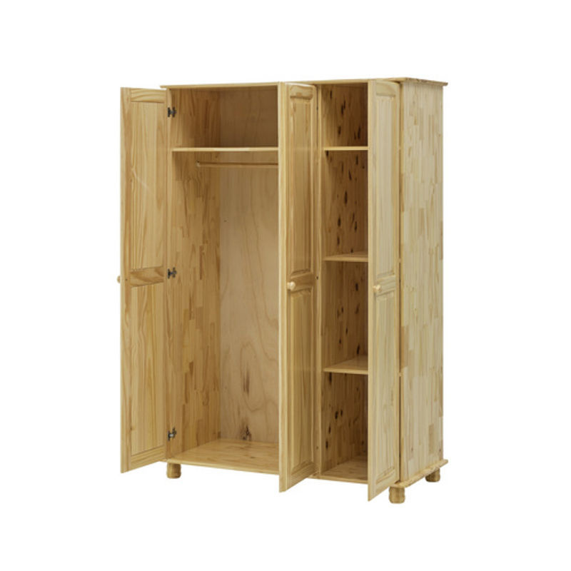Kleiderschrank SIT-Möbel 19000-70 aus Kiefernholz in Braun und Beige, B/T/H: 120 x 52 x 178 cm - Bild 2
