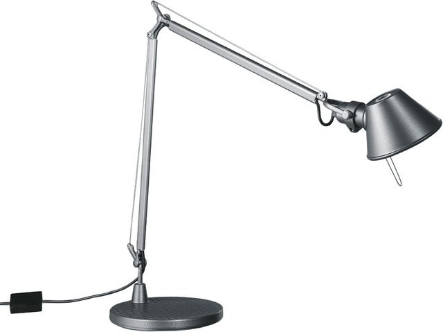 Artemide Tolomeo Midi Tavolo LED-Tischleuchte aus Aluminium in Silber mit dimmbarer warmweißer Beleuchtung (3000K) - Bild 1