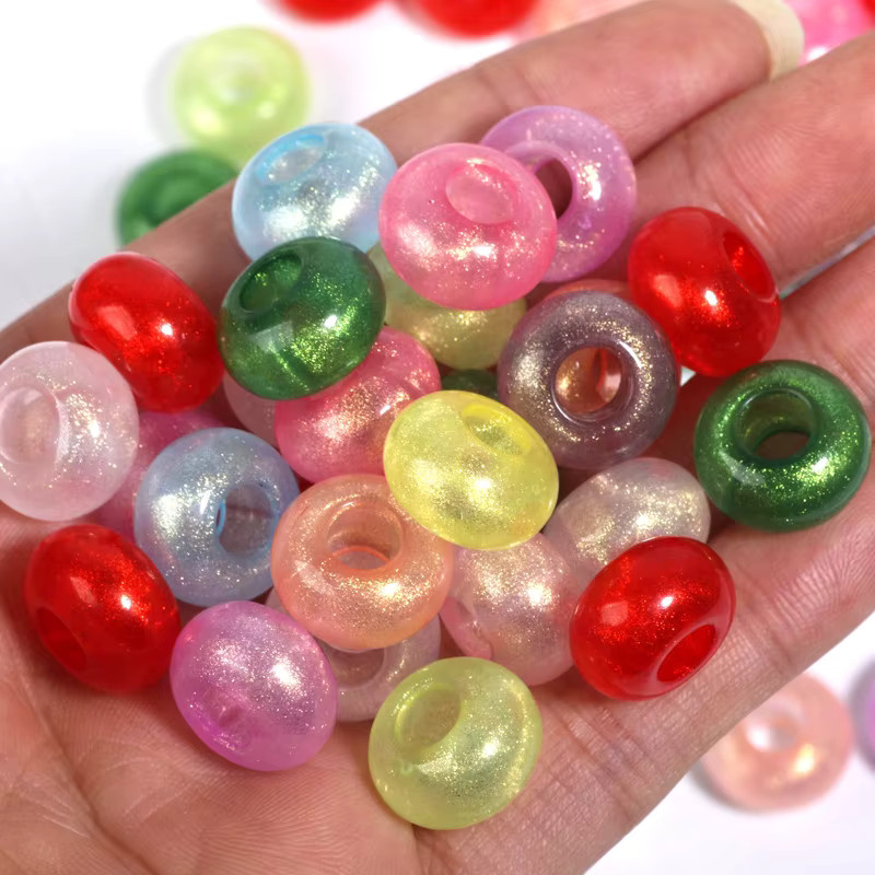 Laudsong Spacer-Perlen Acryl, Bunt, 14mm, Unisex - Bild 2
