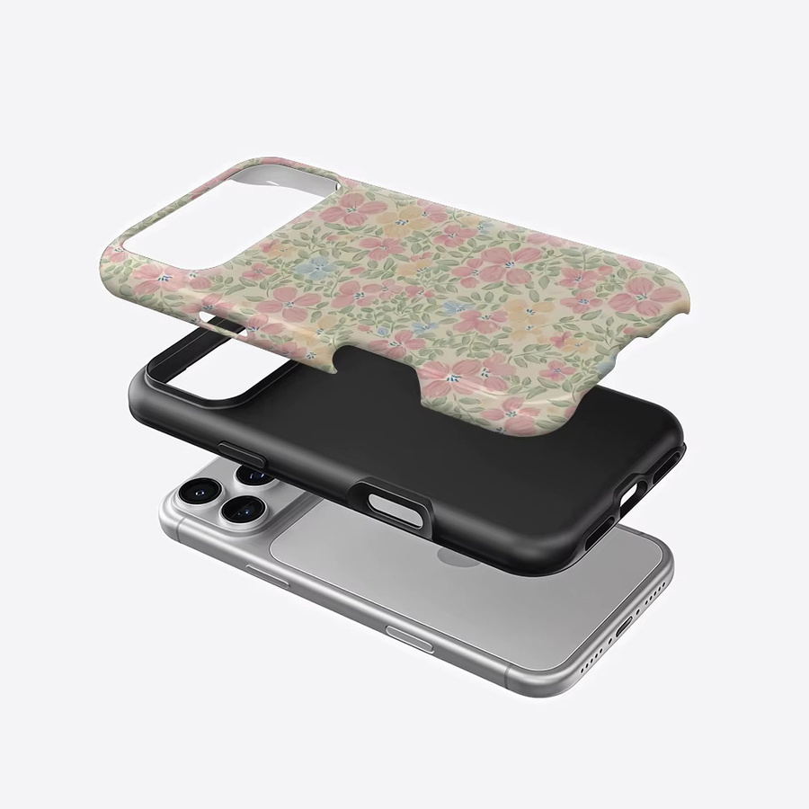 Potdemiel Pastell Bloom Handyhülle mit Magnetfunktion für iPhone 17 16 15 14 13 Pro Max Plus, Tough Case, Multicolour - Bild 2