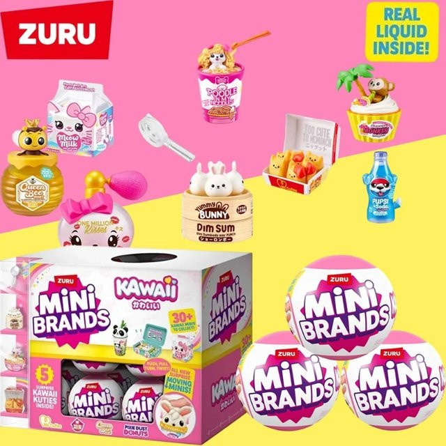 Zuru Mini Kawaii Lebensmittel-Spielzeuge, Überraschungsspielzeug, Blindbox - Bild 1