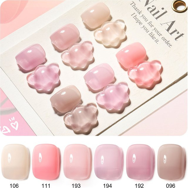 LIMEGIRL Gel-Nagellack-Set, 6 Farben, 8 ml, glänzend - Bild 1