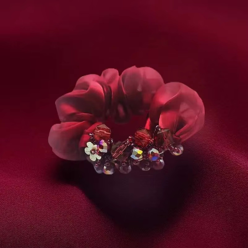 FENGCHE Scrunchies, Organza, Damen - Bild 1