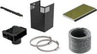 Bosch Long-life Clean Air Umluftset DWZ1FB6I6 Umrüst-Set in Schwarz - Bild 1