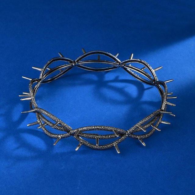 YULIN Stirnband, Dornen-Elfenkönig Krone, Blau, Unisex - Bild 1