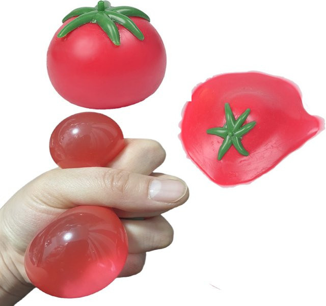 Datgo Tomaten-Quetschball, Weiches Fidget-Sensorik-Spielzeug - Bild 1