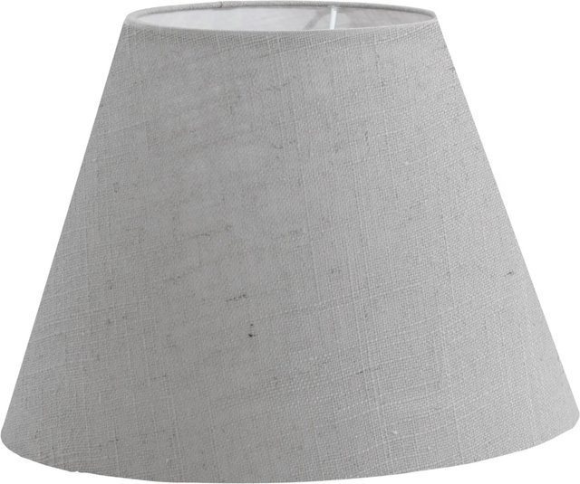 Eglo Lampenschirm Vintage aus Leinen in Beige, Grau und Taupe - Bild 1