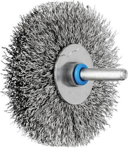PFERD INOX-TOTAL Rundbürste RBUIT ungezopft aus Edelstahl mit Ø 70 mm Durchmesser und 6 mm Schaftdurchmesser, 10 Stück - Bild 1