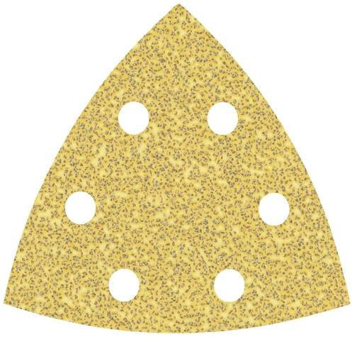 Bosch Expert C470 Deltaschleifpapier gelocht Körnung 40 B: 9,3 cm x B: 9,3 cm 5 Stück - Bild 1