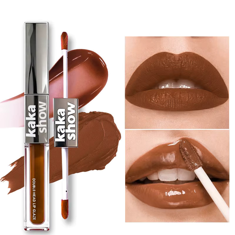Kakashow 2-in-1 Lipgloss, matt und verspiegelt, Unisex - Bild 2
