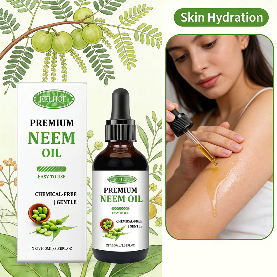 eelhoe Neemöl, 100 ml, Unisex, für Haare und Körper - Bild 2