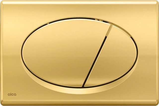 Alcadrain WC-Betätigungsplatte M75 mit Dual-Flush-Funktion in Gold-Glanz - Bild 1