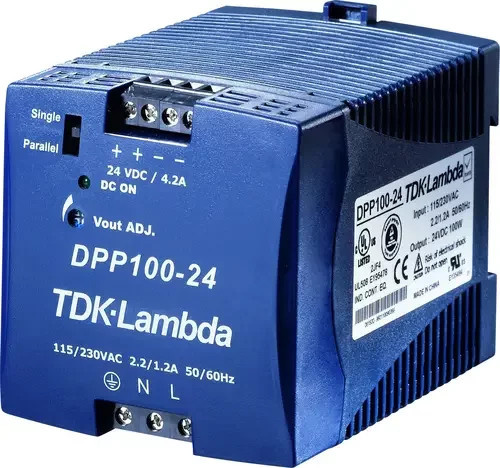TDK-Lambda DPP100-24 Hutschienen-Netzteil 24 V/DC 4.2A 100W in Blau - Bild 1