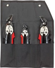 Bessey Ideal-Scheren-Set DSET29-15 in Schwarz mit Rolltasche - Bild 1