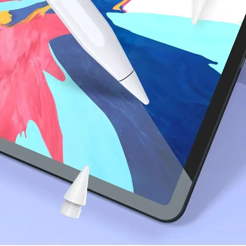 2H Verschleißfeste Ersatzspitzen für Apple Pencil 1., 2. Generation, USB-C und Pro in Weiß - Bild 2