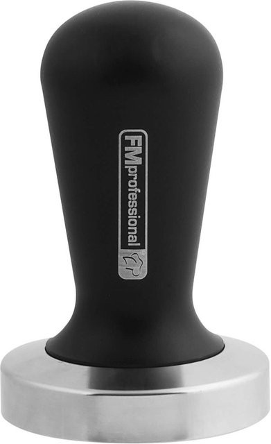 FMprofessional Profi-Tamper aus Aluminium in Schwarz mit Ø 58 mm - Bild 1