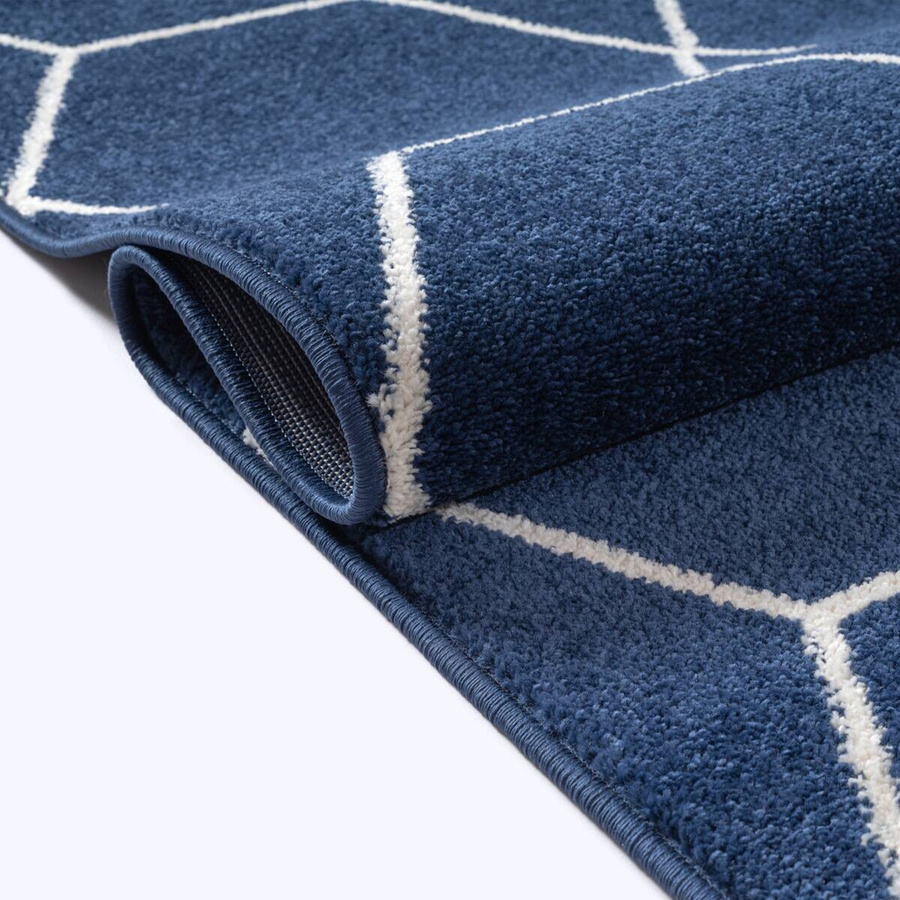 Sanat Teppich Trellis in Marineblau mit modernem Design, B/L: 160 x 230 cm - Bild 3