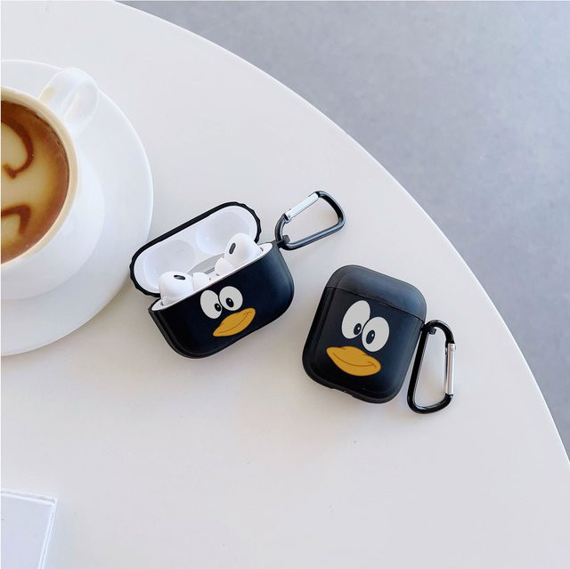 Schutzhülle für Apple AirPods 4 Generation, Schwarz - Bild 1