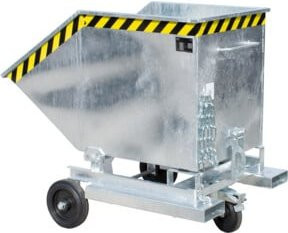 Bauer Südlohn Kastenwagen KW-ET 400 aus Stahl, feuerverzinkt, Silber - Bild 1