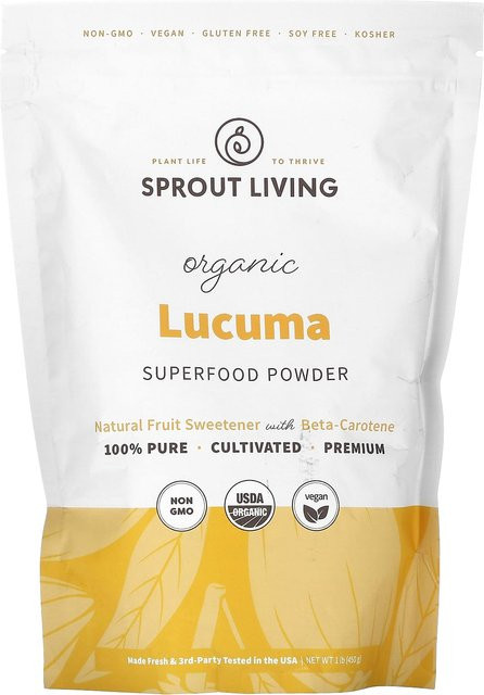Sprout Living Lucuma Superfood-Pulver Bio 450 g - Bild 1