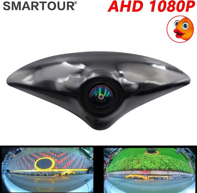 SMARTOUR Full HD 1080P CCD Fahrzeug-Vorderkamera für Mazda 2 3 5 6 8 CX-7 CX-9 CX-5 CX5 KE CX7 CX9 MPV R8, wasserdicht, Schwarz - Bild 1